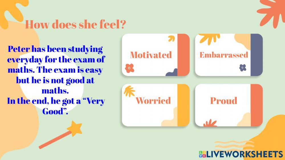 Feelings - adjectives