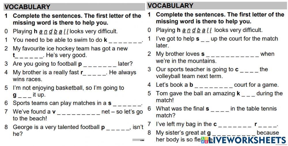 Revision.Vocabulary