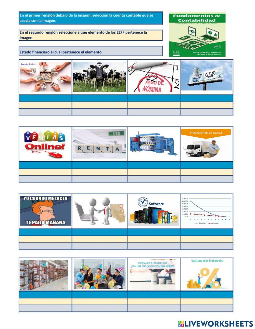 Clasificación Cuentas