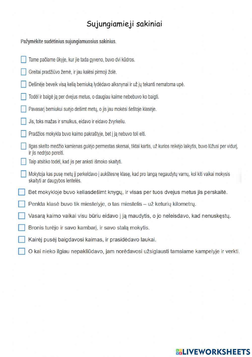 Sudėtiniai sujungiamieji sakiniai