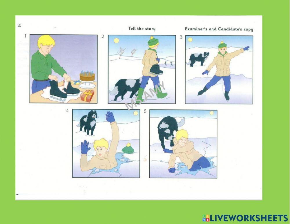 Writing: tell a story