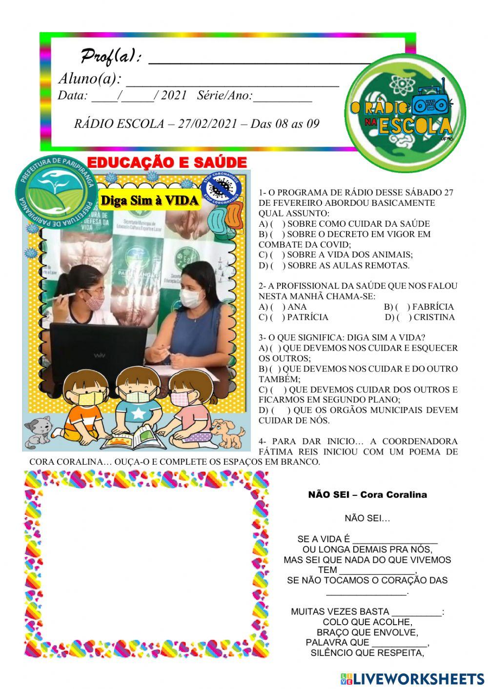 Radio escola 27 de fevereiro