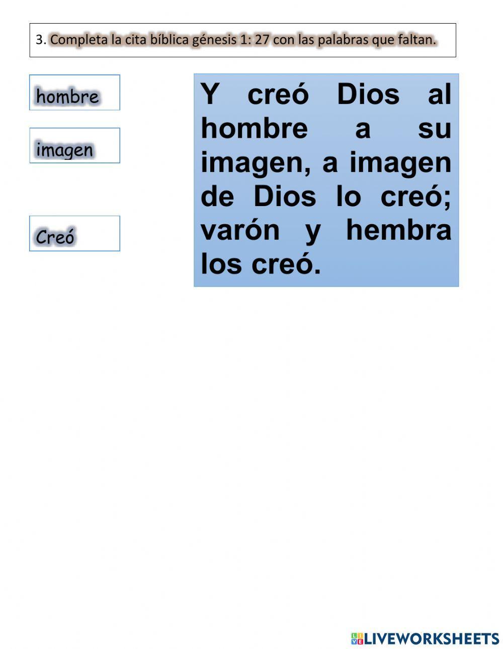 El hombre a imagen y semejanza de dios