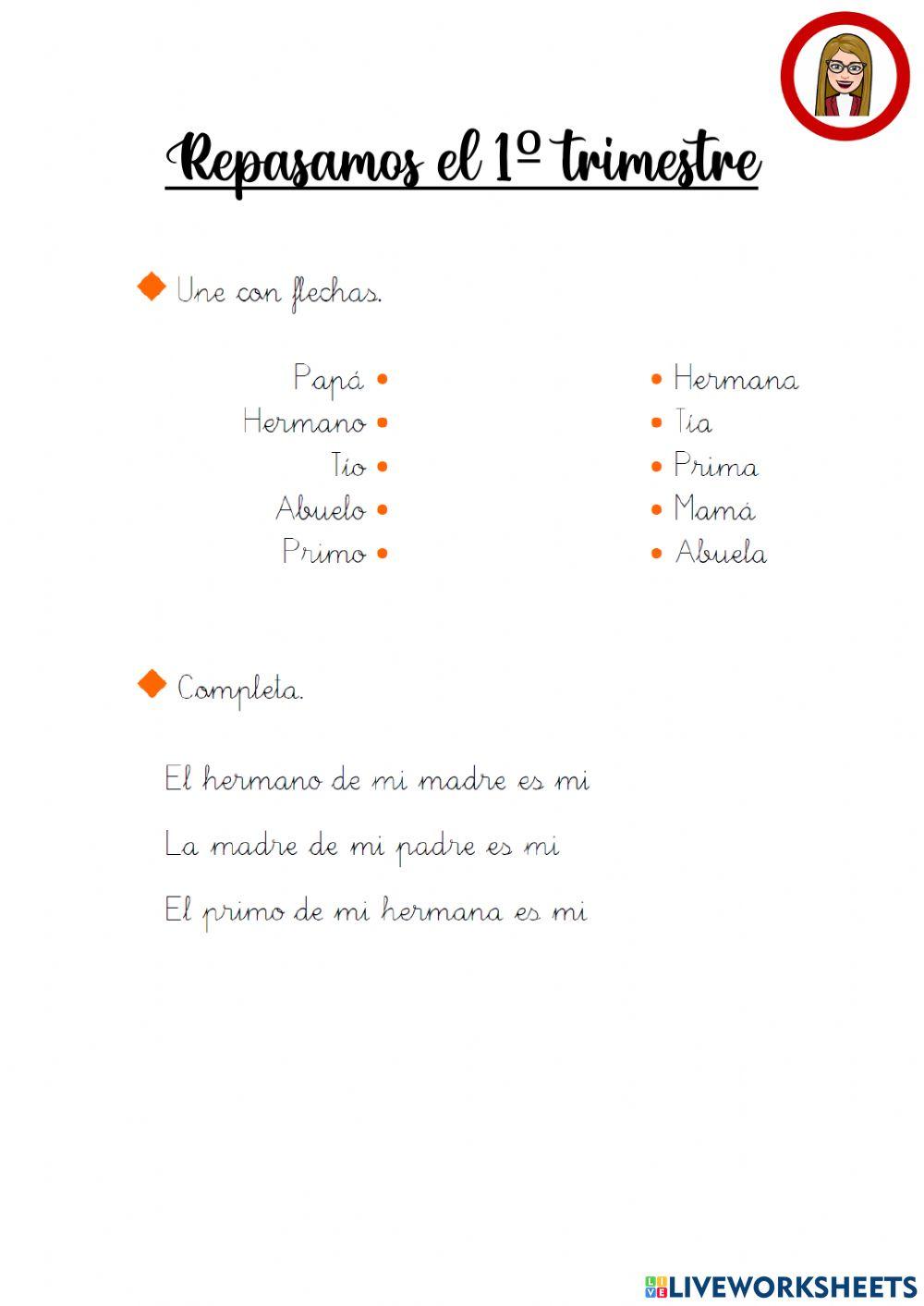 Repaso 1º trimestre sociales