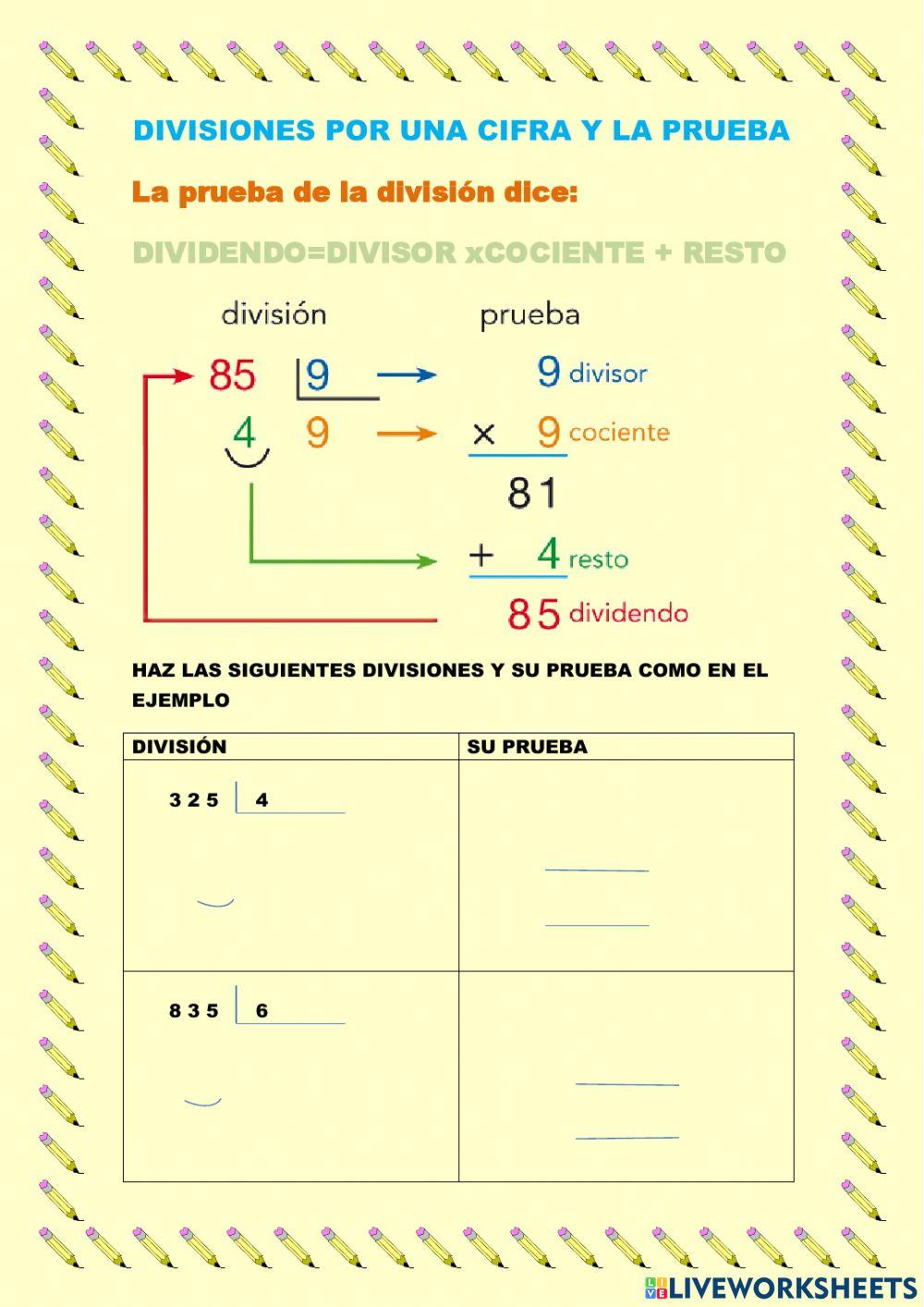 Matemáticas tercero