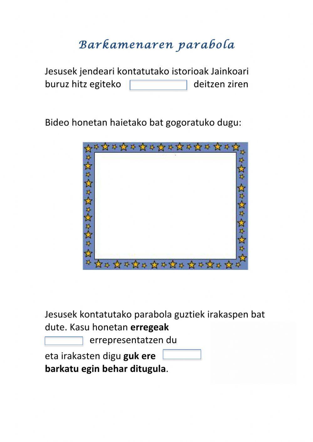 BARKAMENAREN PARABOLA