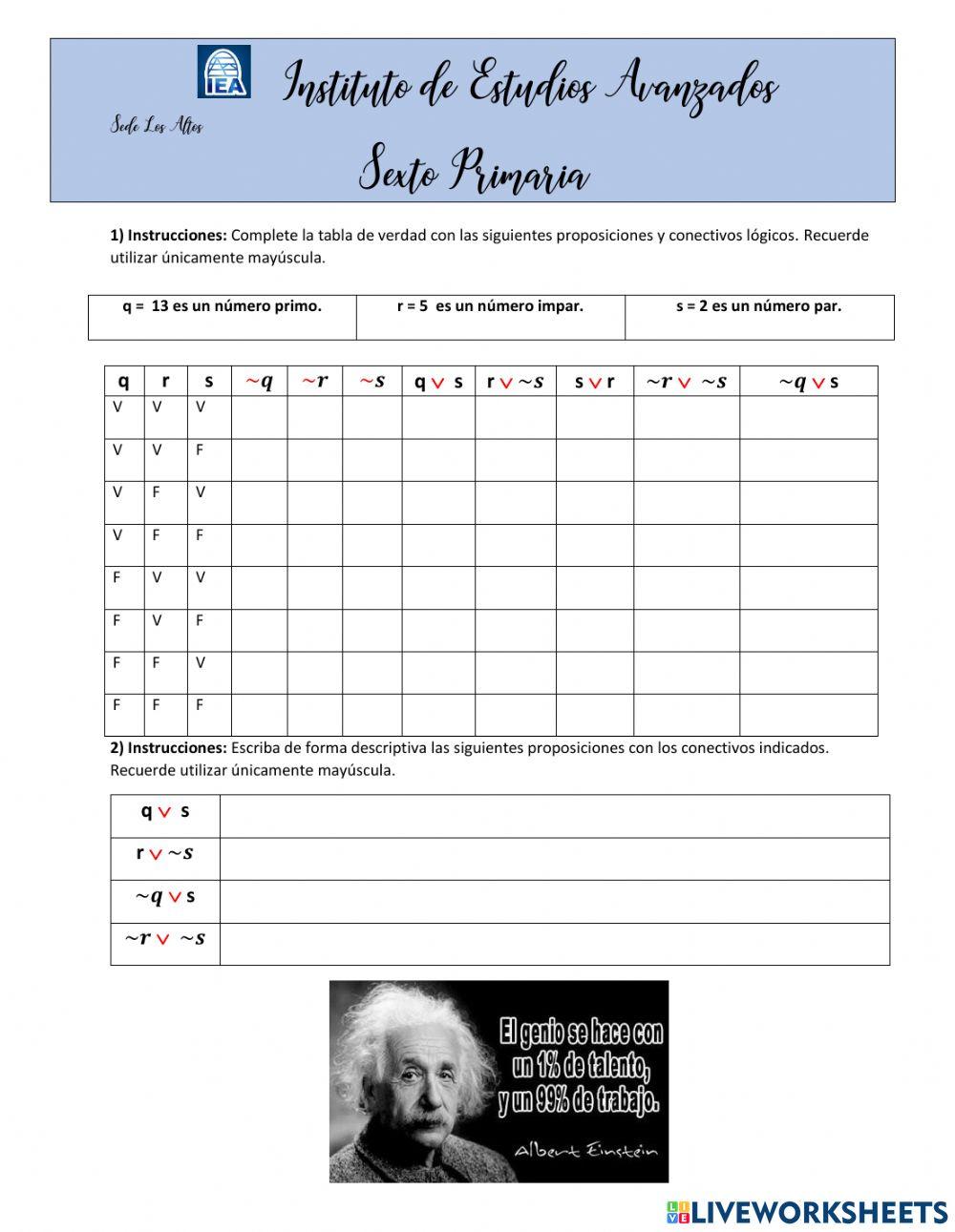 Conectivo disyunción