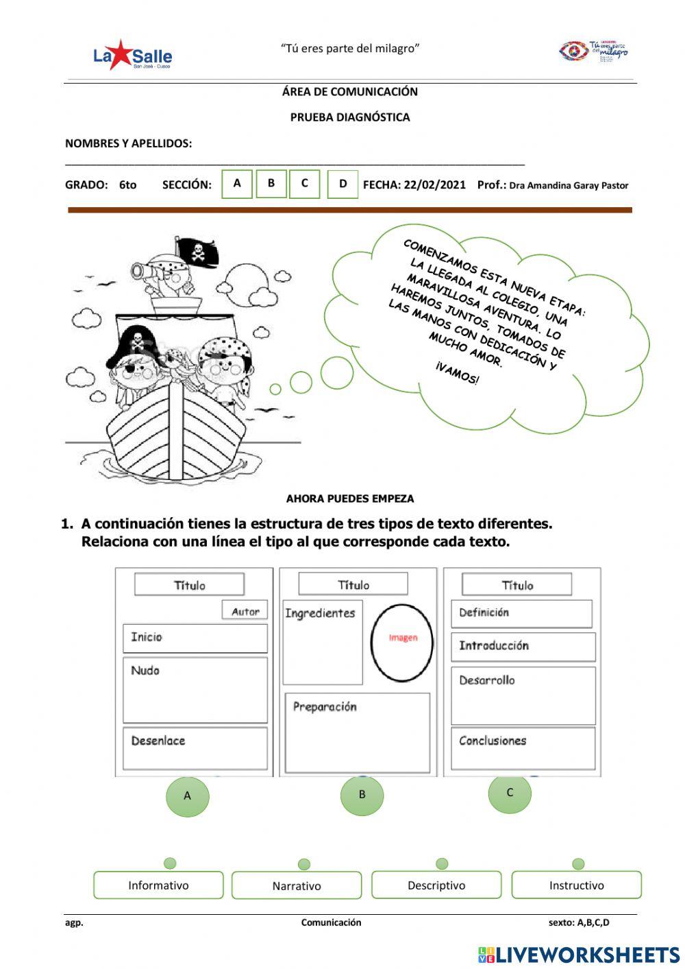 Práctica diagnóstica