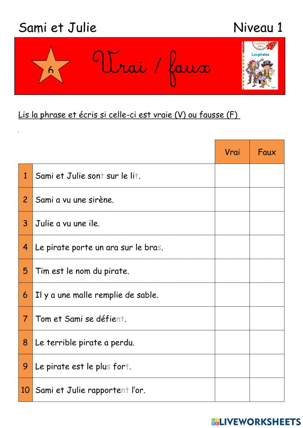 Sami et Julie les pirates 6