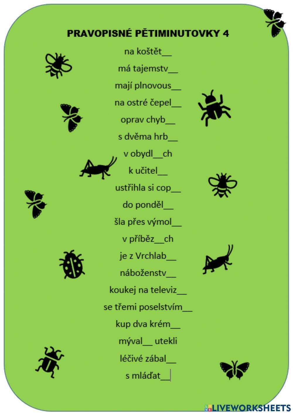 Koncovky podstatných jmen