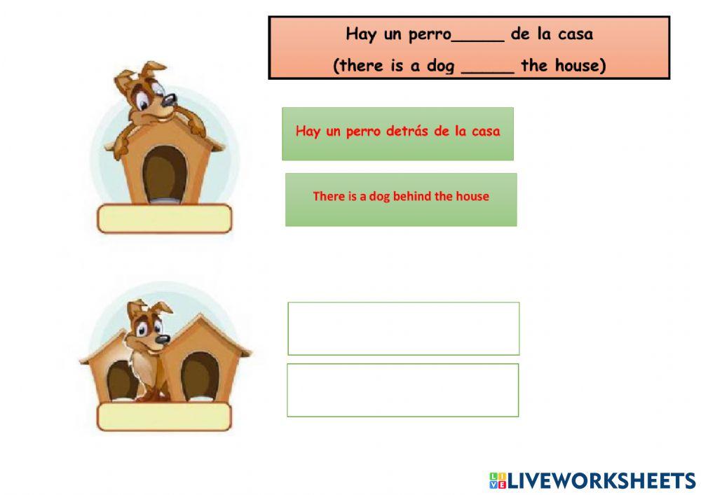 Preposiciones de lugar