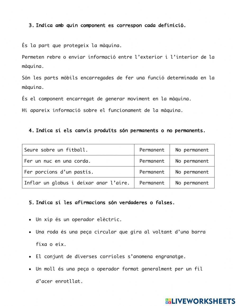 Màquines, forces i moviment