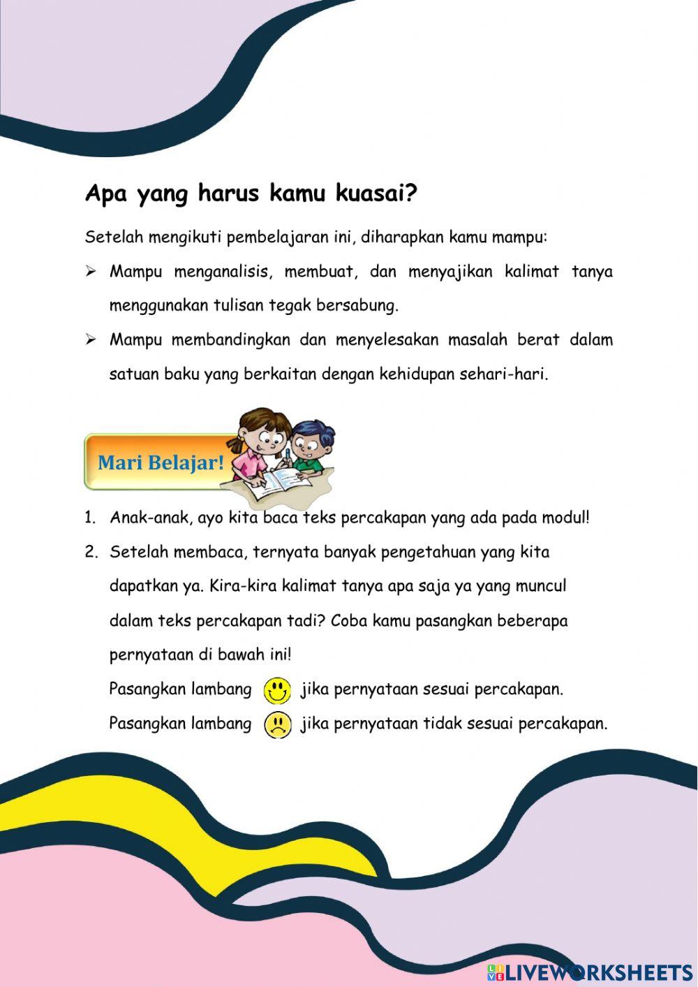 Tema 6 Subtema 4 Pembelajaran 1