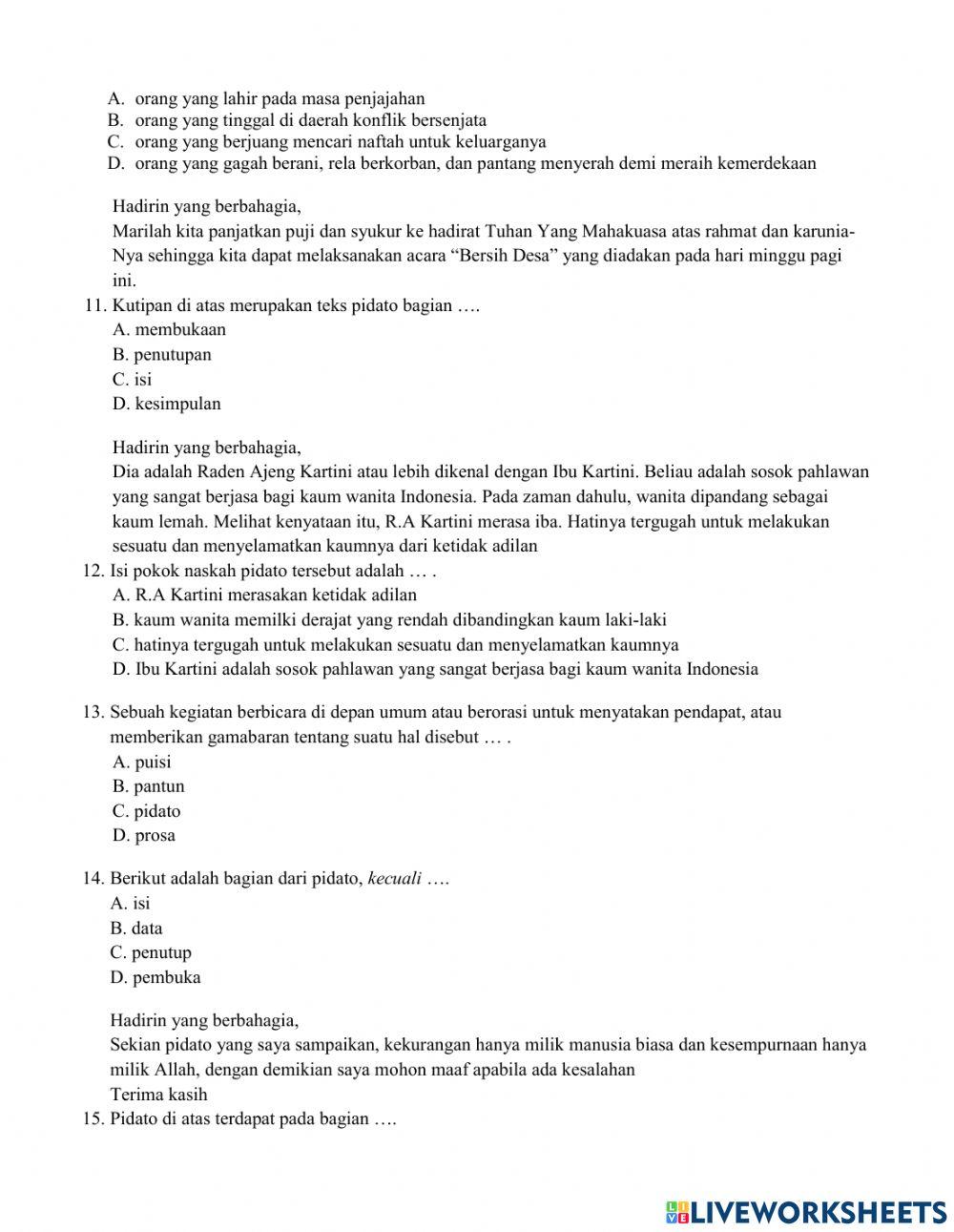 Penilaian akhir tahun mapel bhs.indonesia