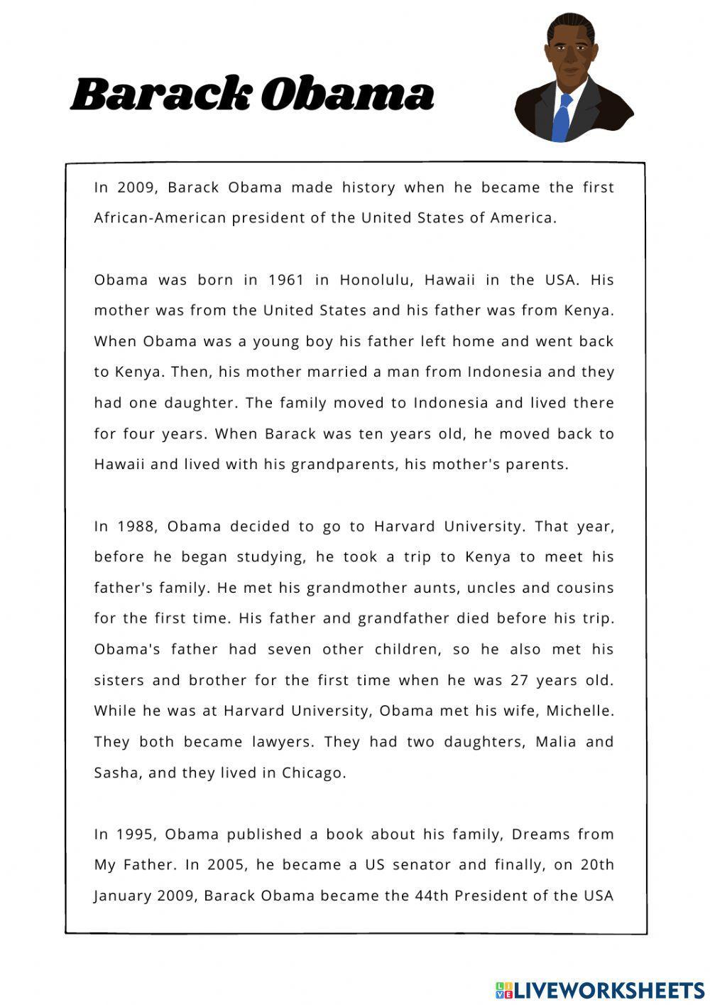 Reading Barack Obama