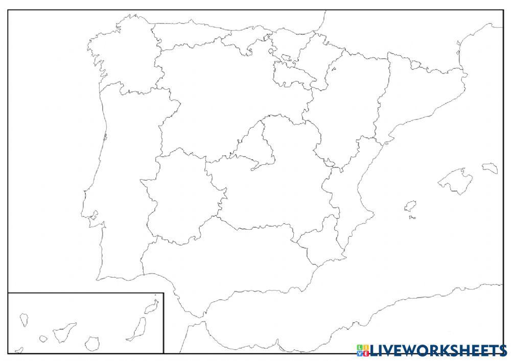 Provincias de Andalucía, Murcia y Comunidad Valenciana