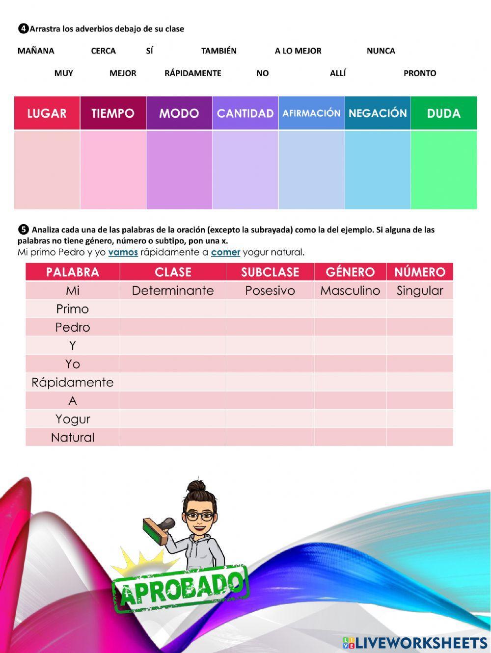 Repaso Lengua Tema 7