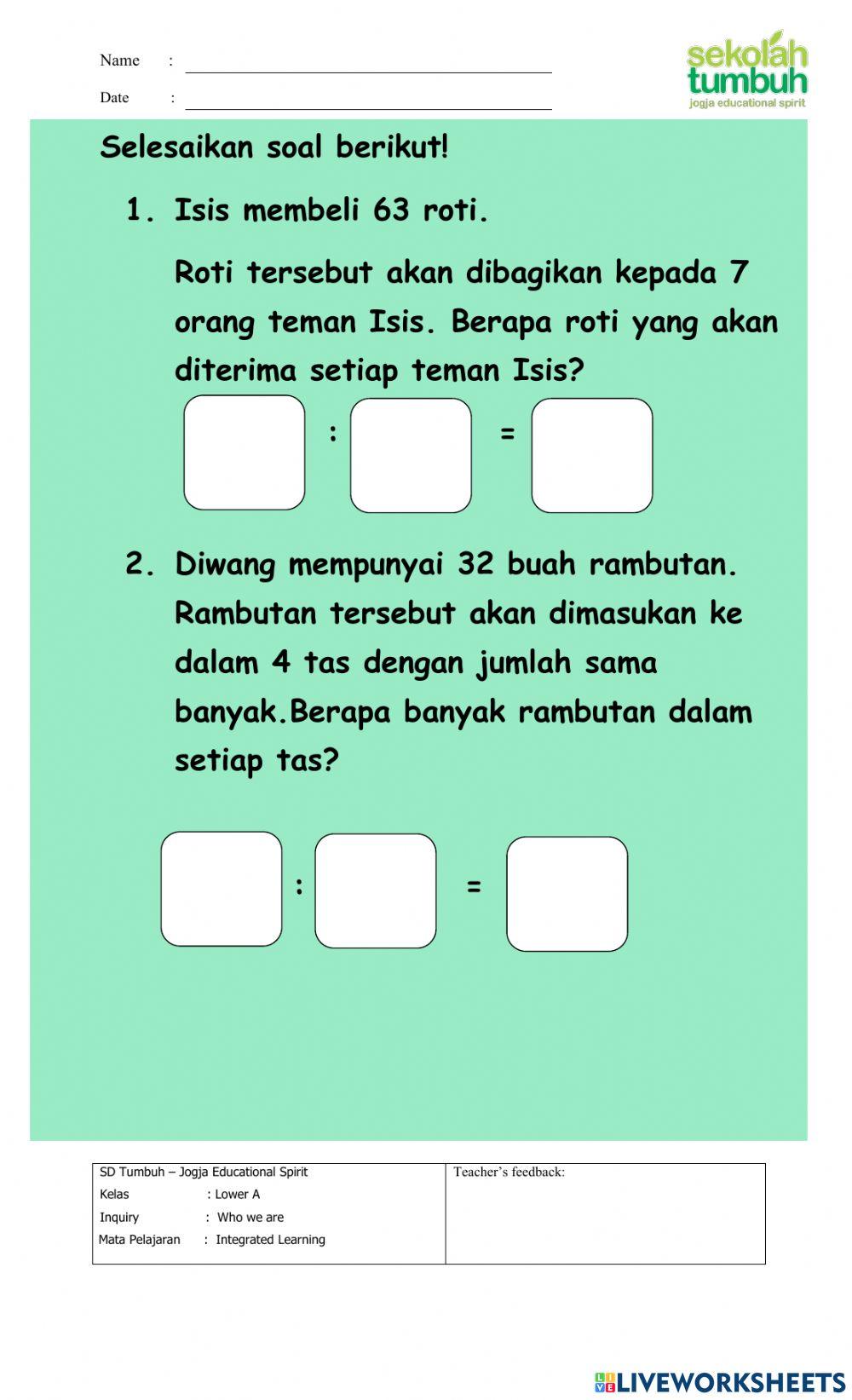 IL-Konsep pembagian sebagai kebalikan perkalian-A