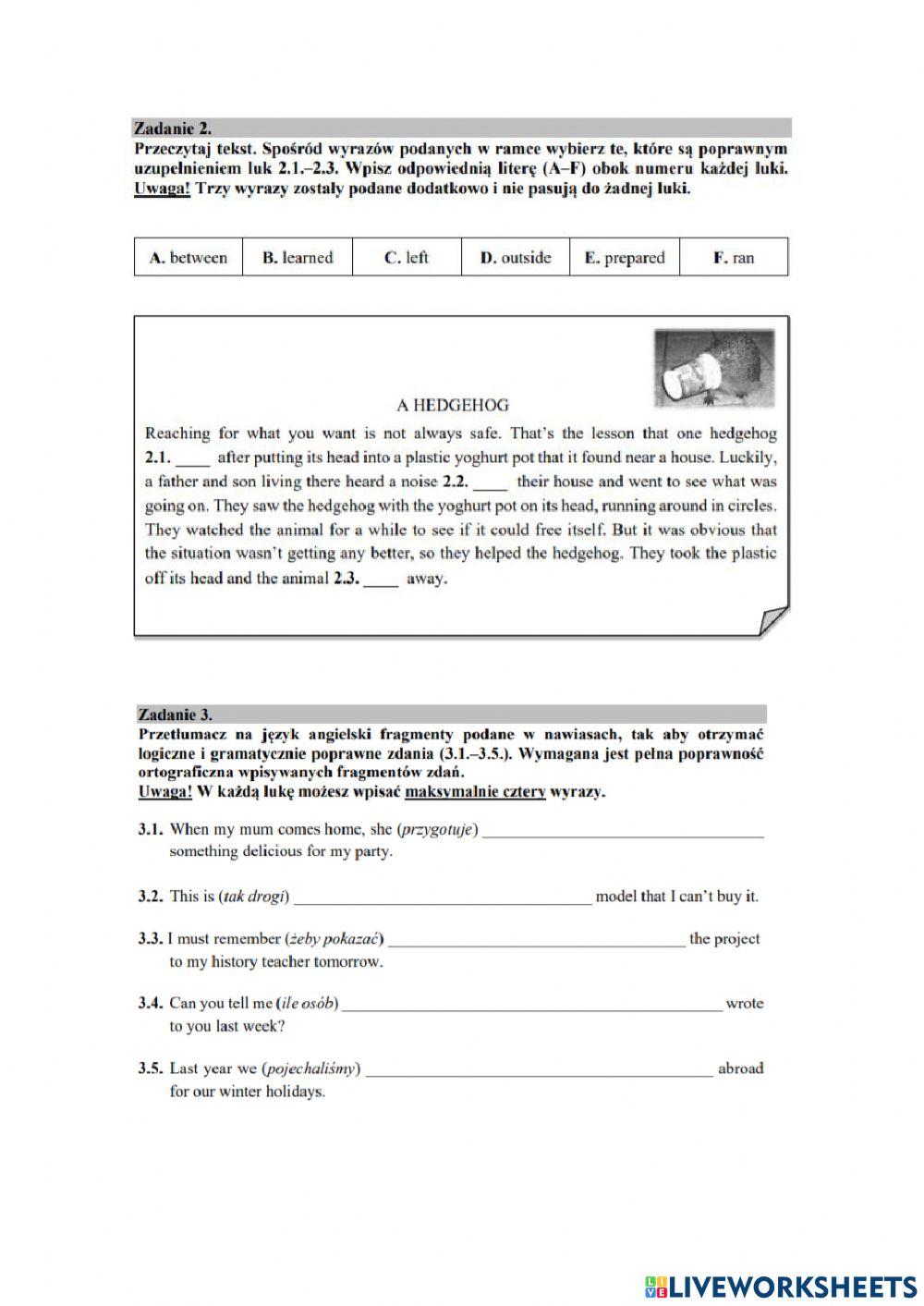 Powtórka do egzaminu 4