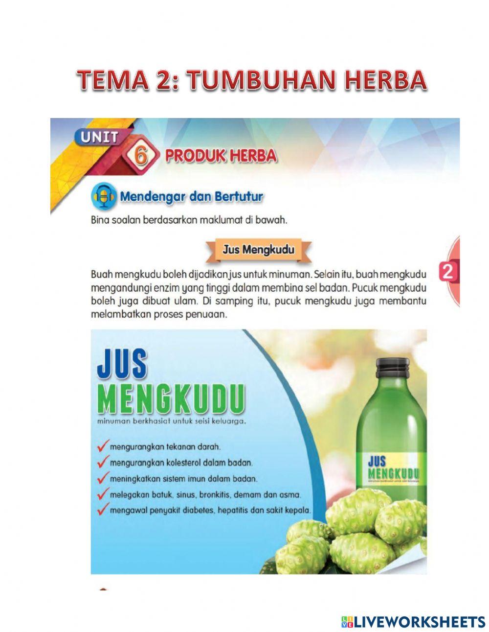 Tema 2 : Tumbuhan Herba