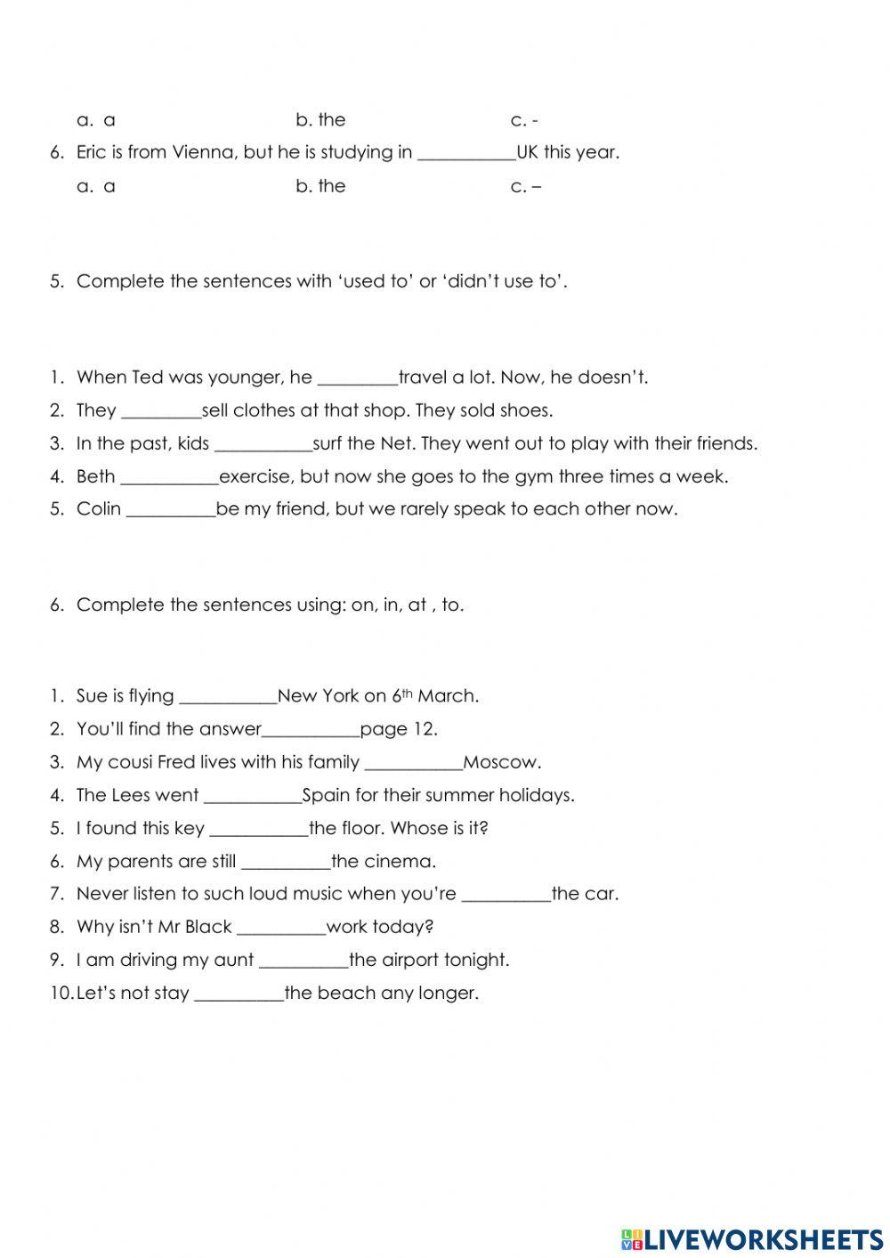 Teen spirit: units 5-6