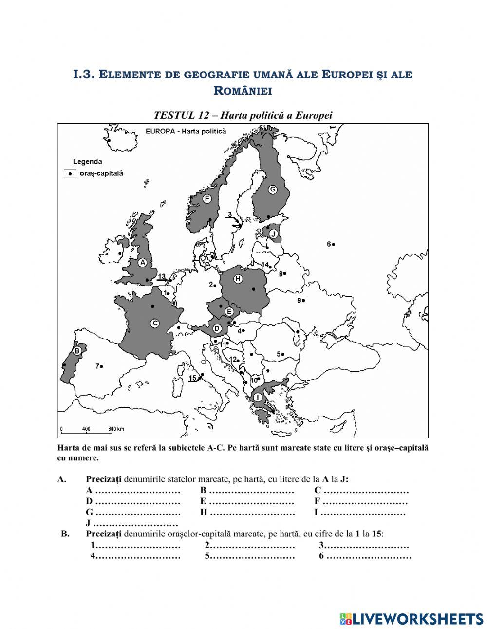 Harta politica a Europei