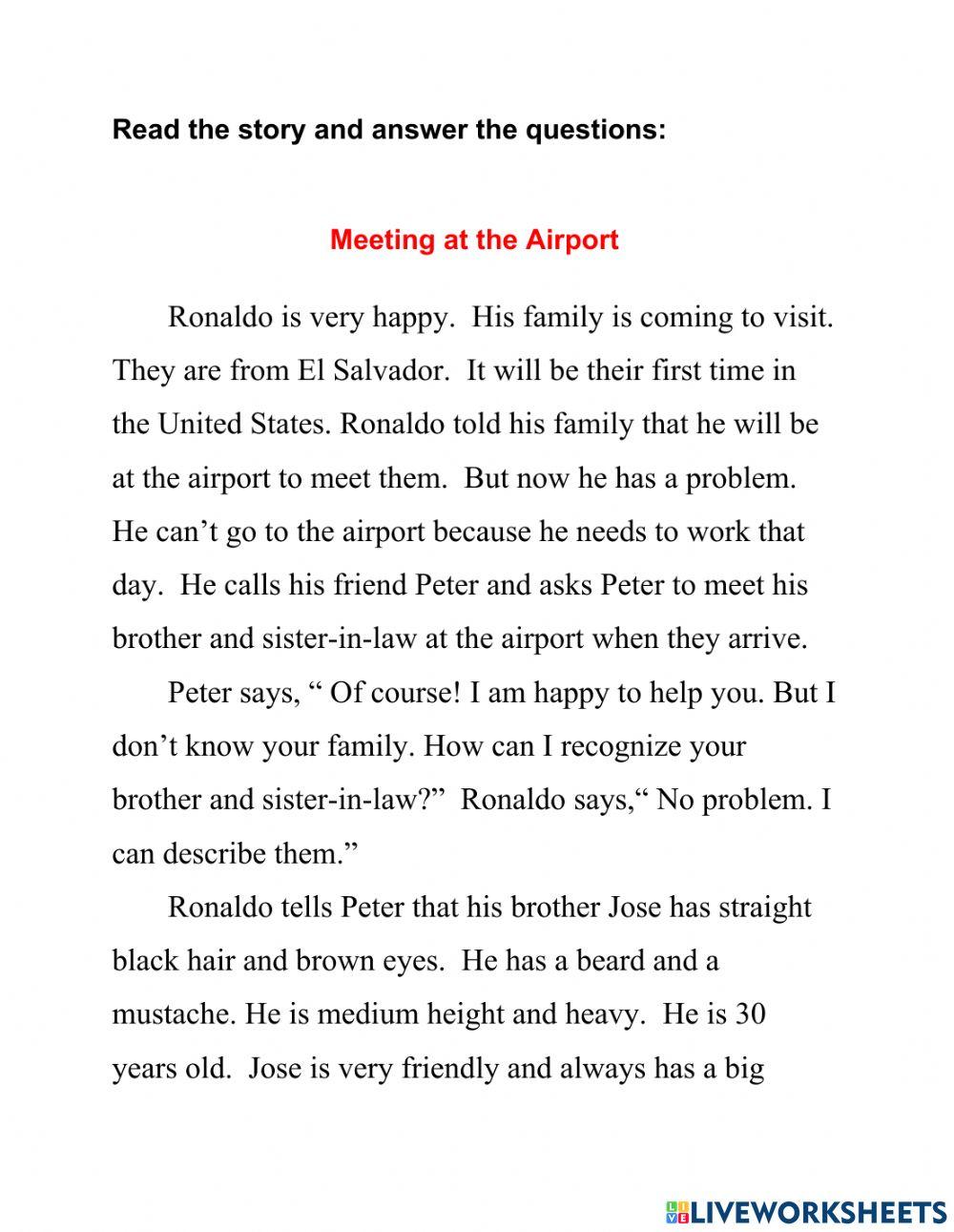 Meeting at the Airport