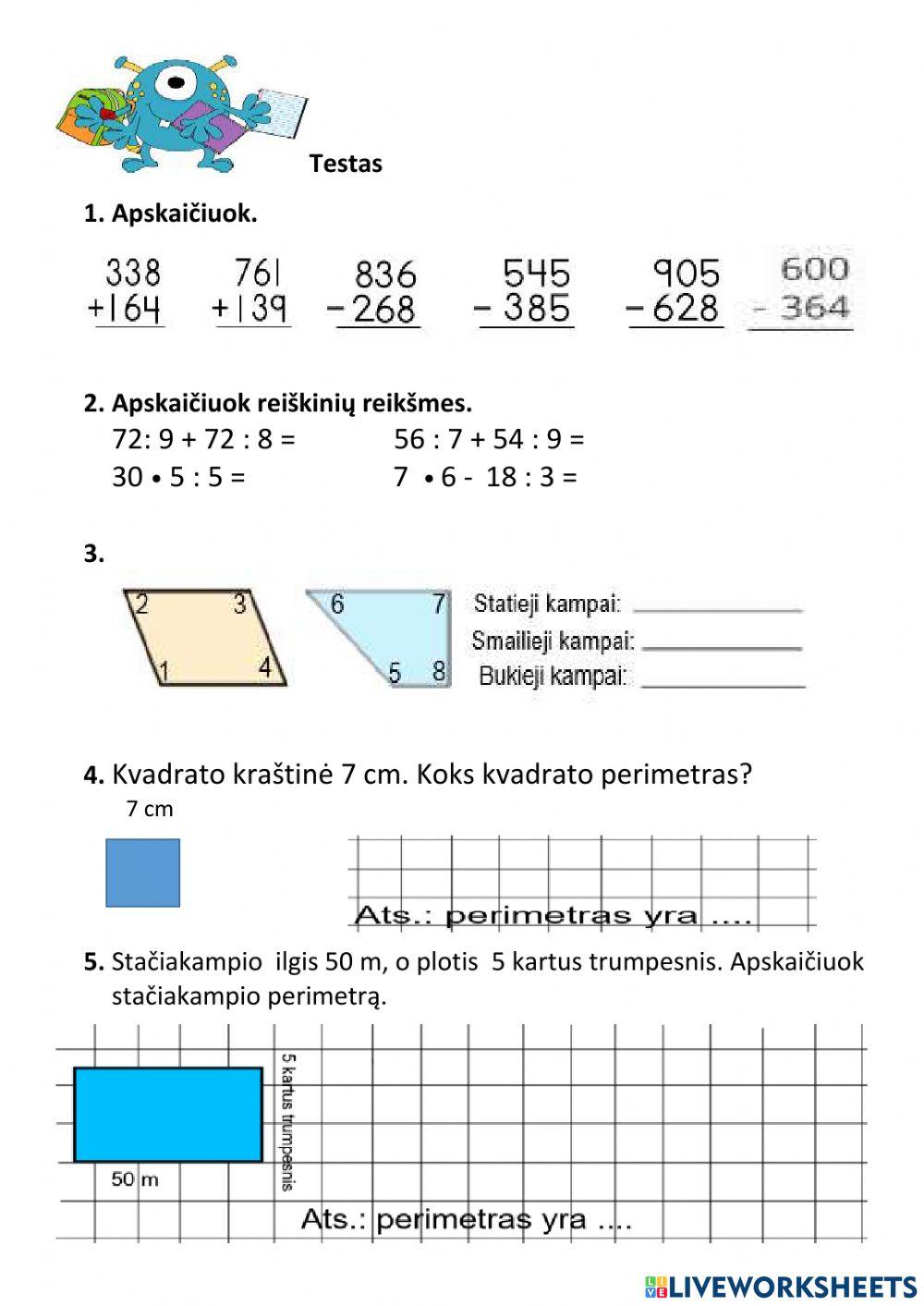 Žinių patikrinimas