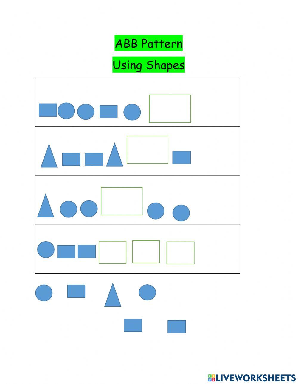 ABB Pattern using Shapes