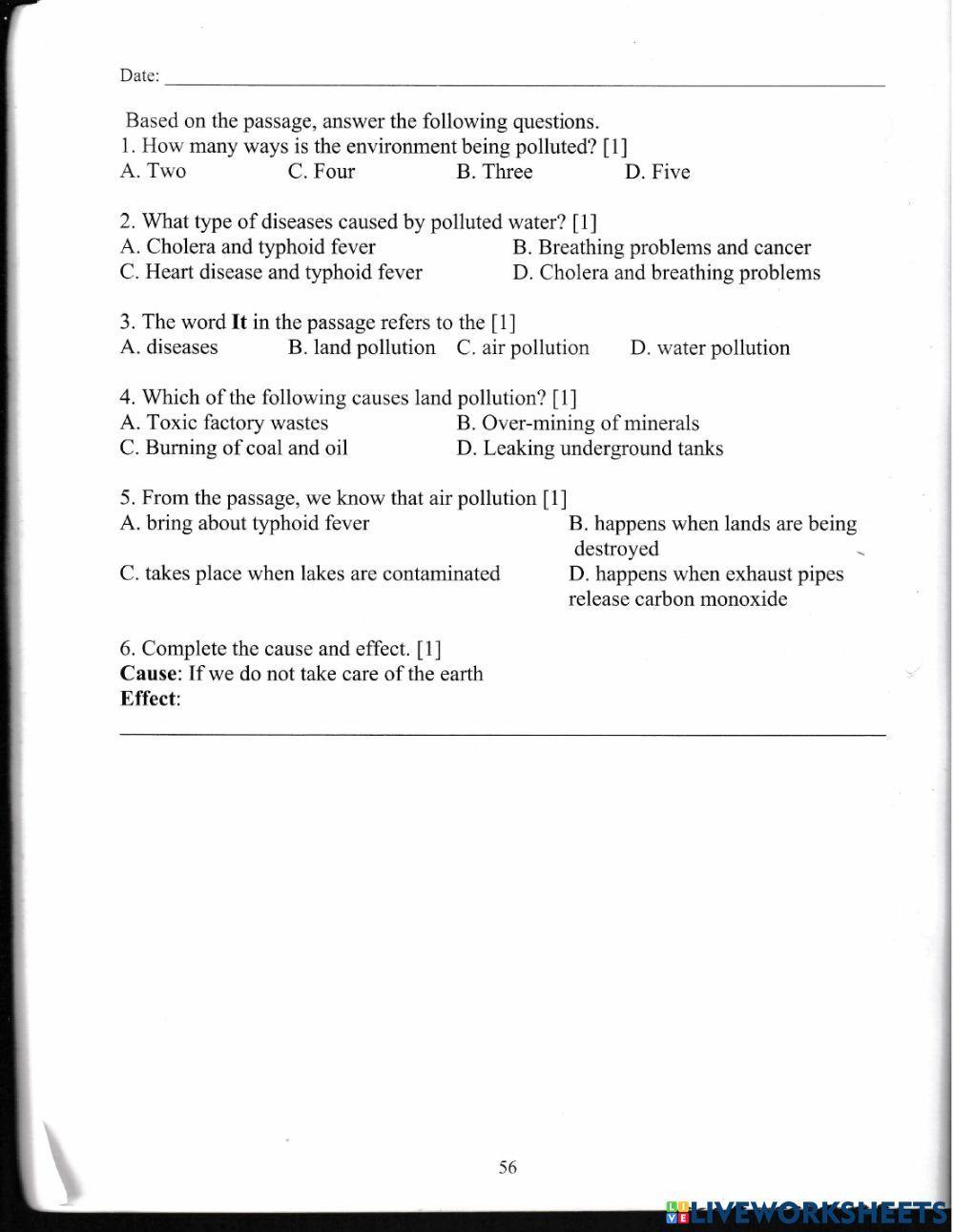 Caring for God's Creation