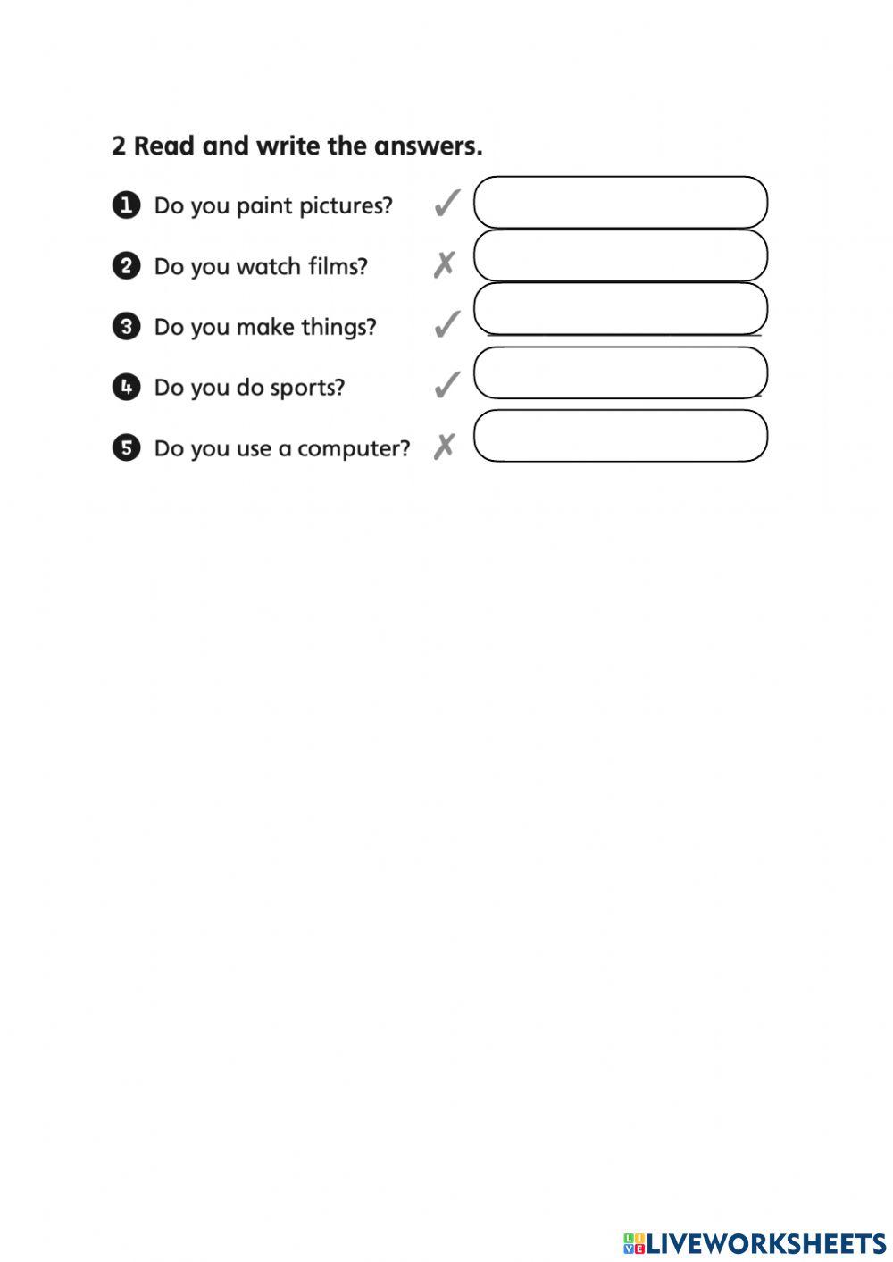 Short Answers Tiger Team 3 Unit 1