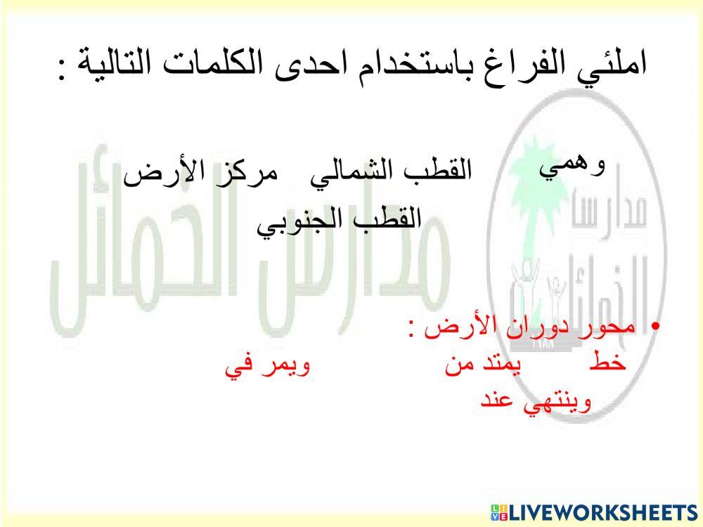 محور دوران الأرض