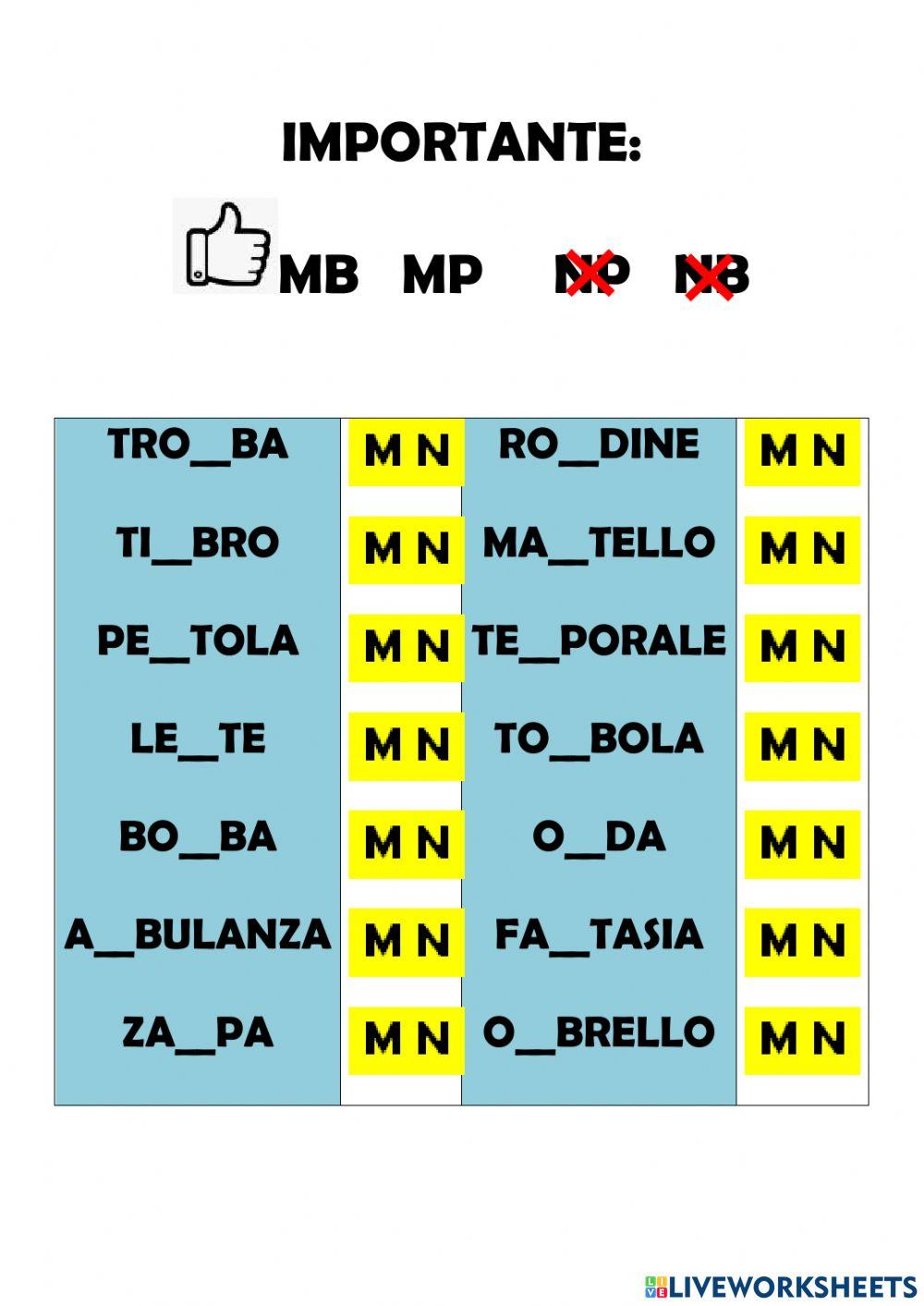MB e MP
