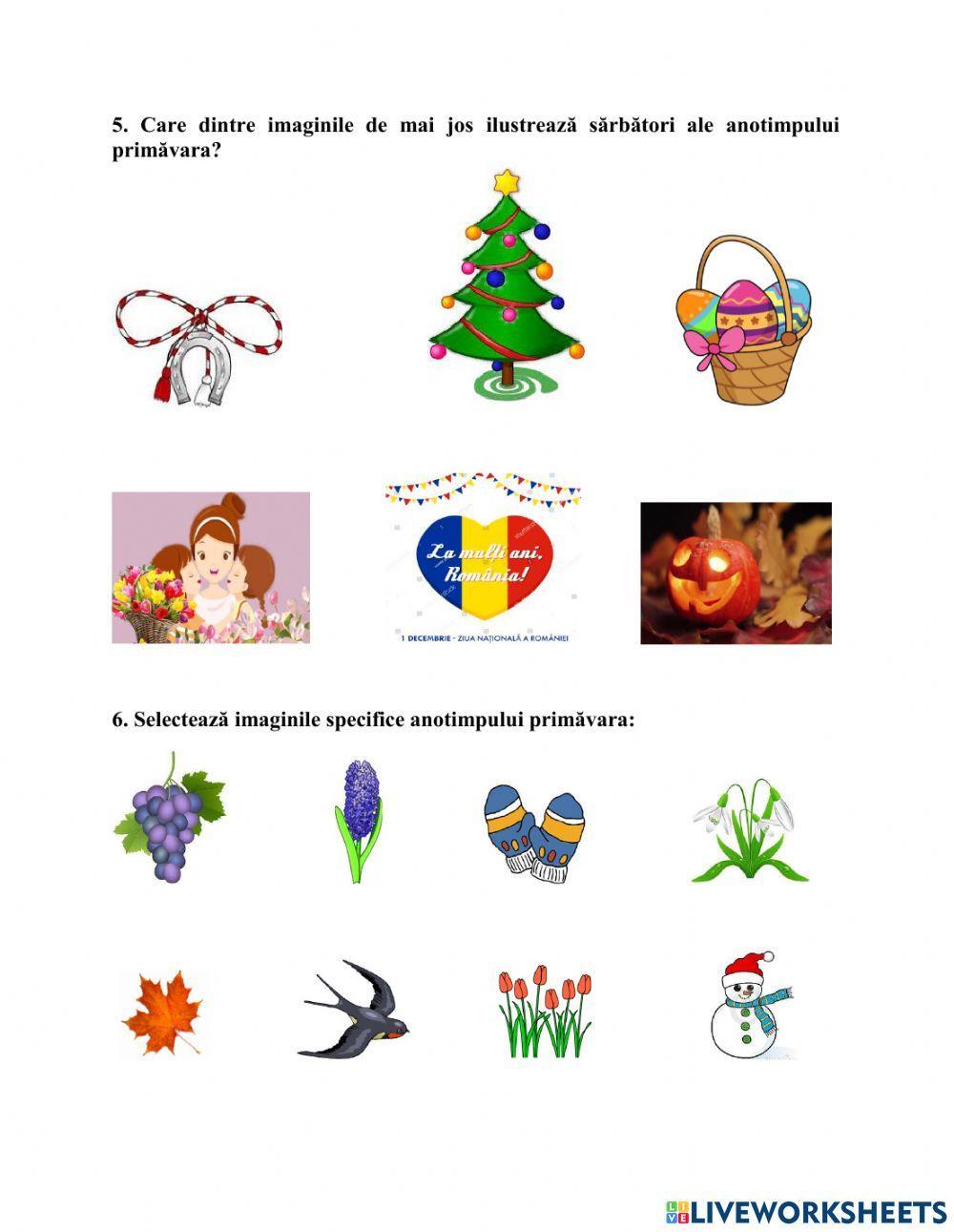 Anotimpul  primăvara