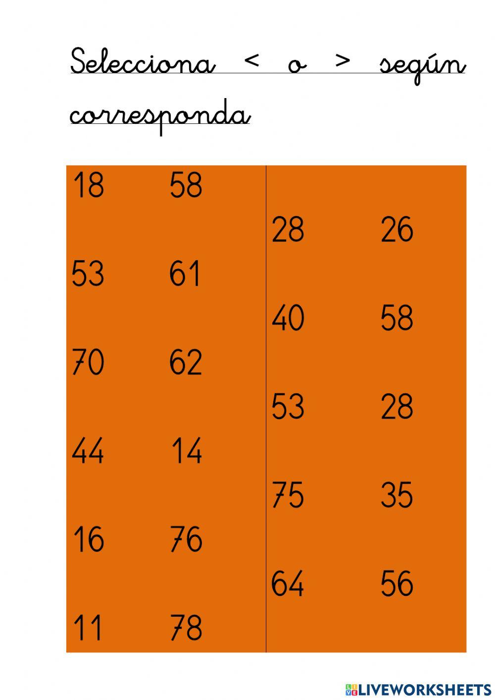 Ficha matemáticas 1 marzo 2021