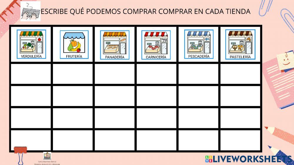 Arriba el lápiz ALIMENTOS