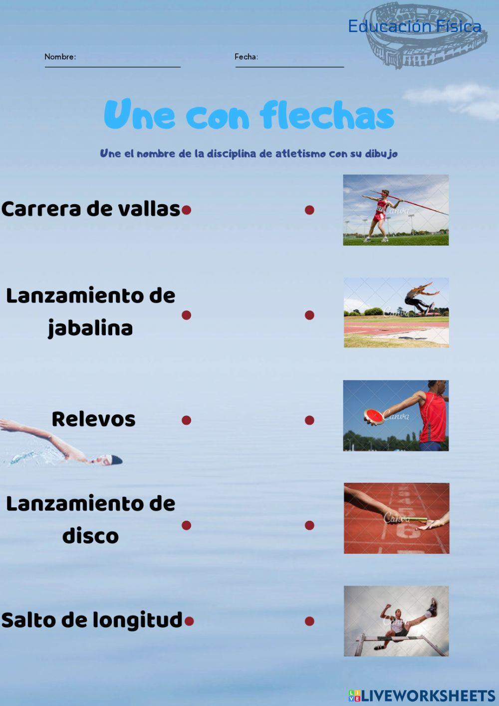Disciplinas del atletismo