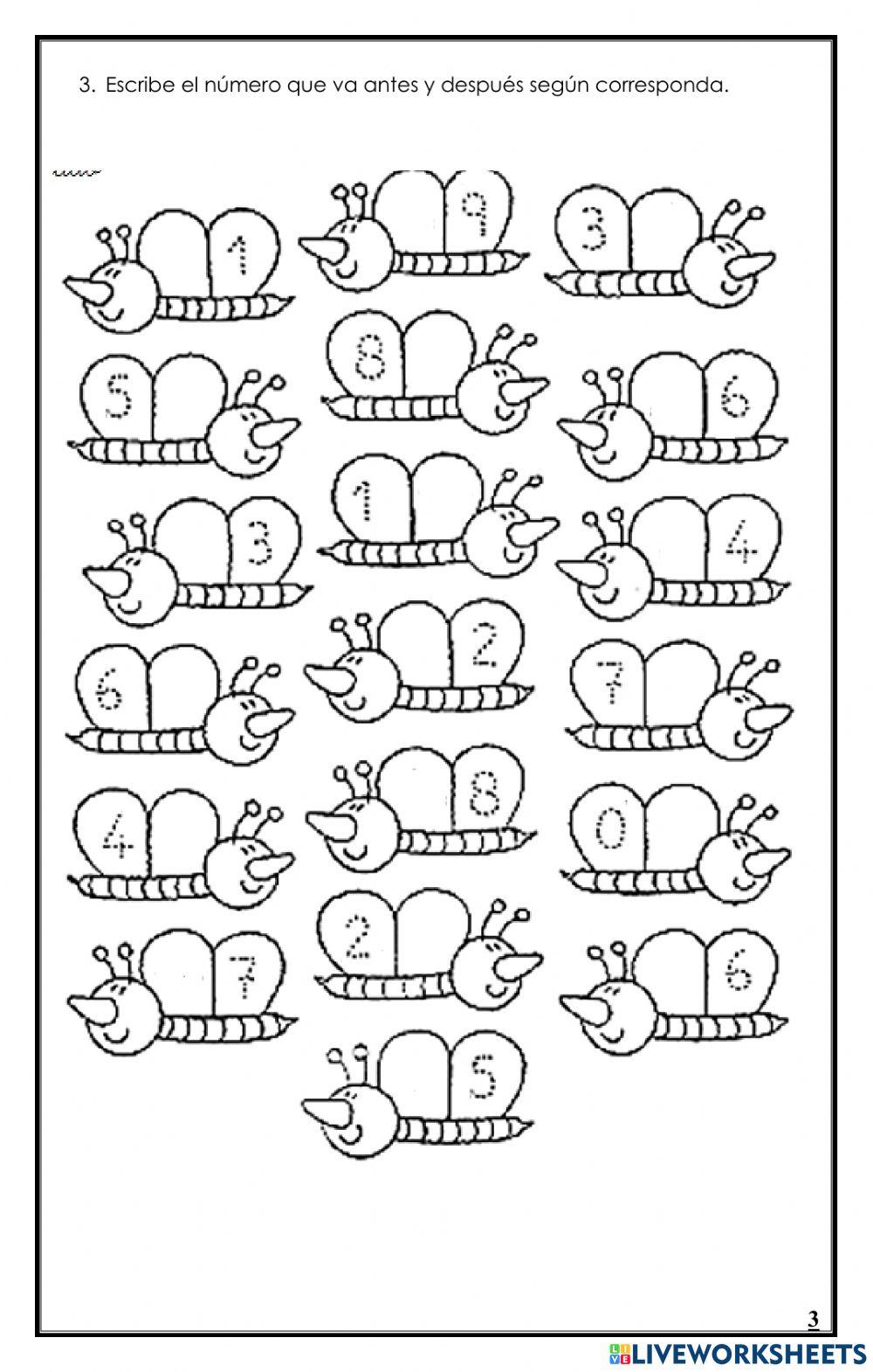 Taller orden de numeros