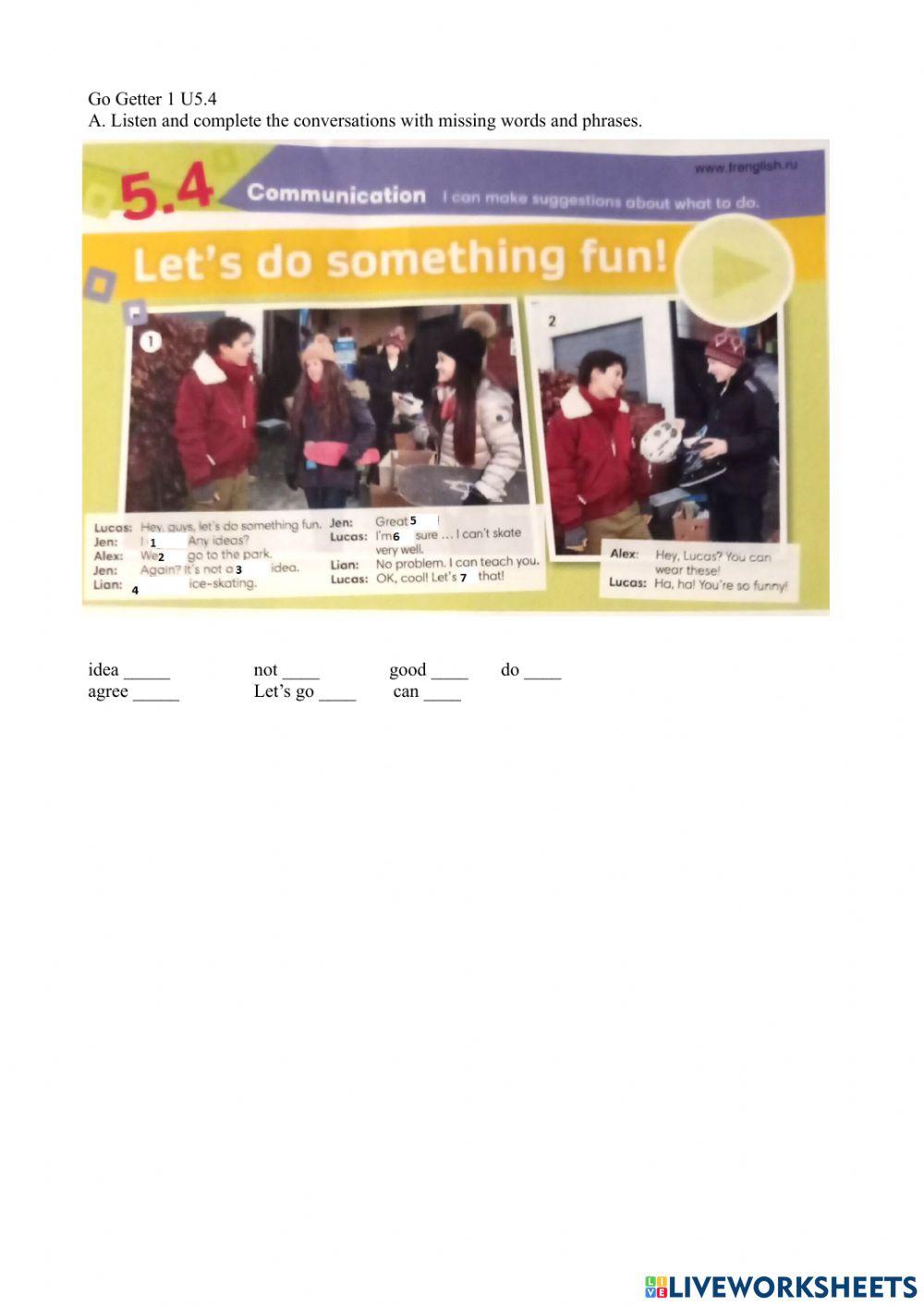 Let's do something fun