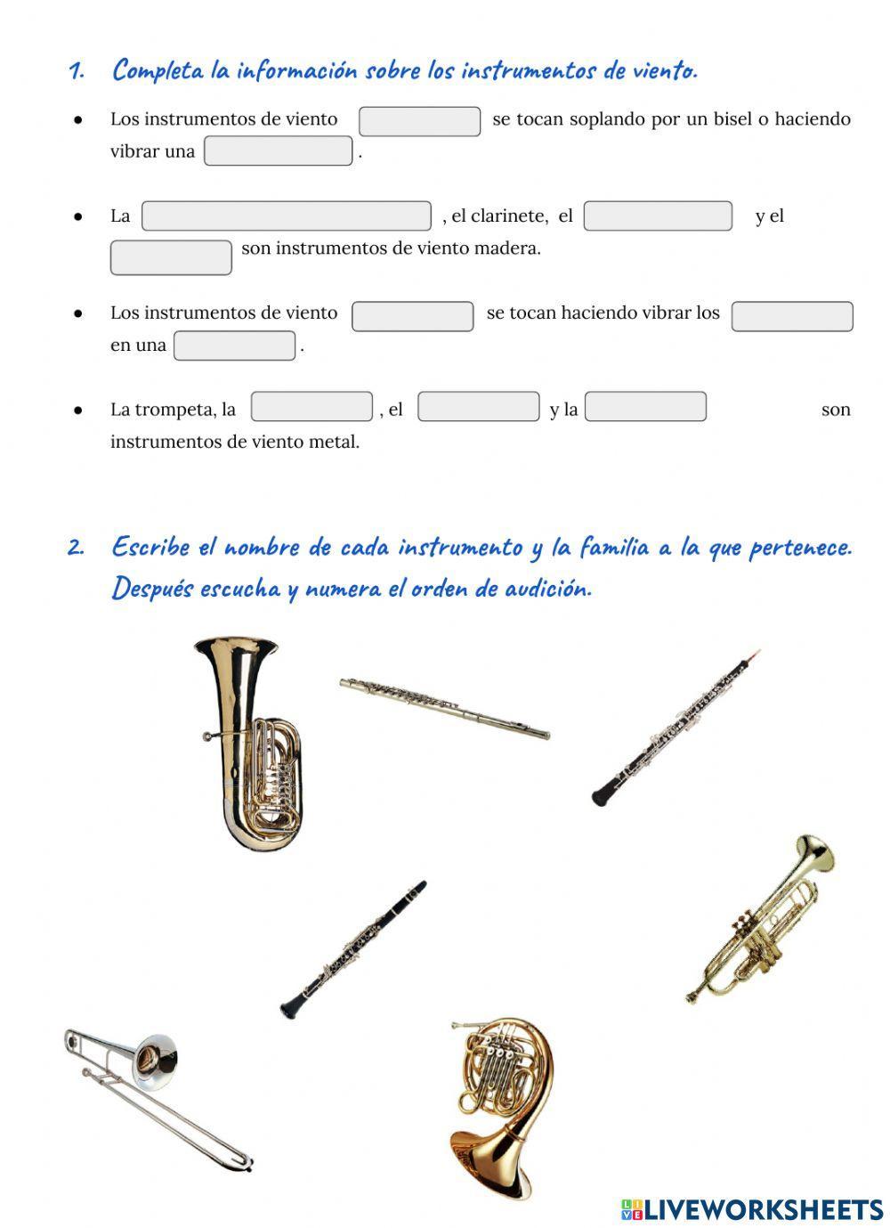 Familia de viento y percusión