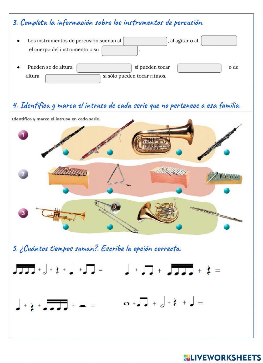 Familia de viento y percusión