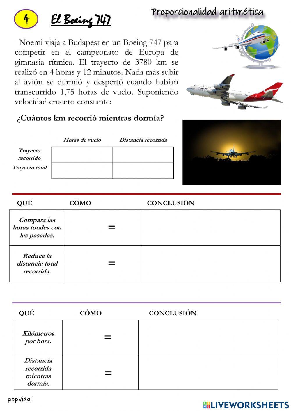 Proporcionalidad aritmética 4