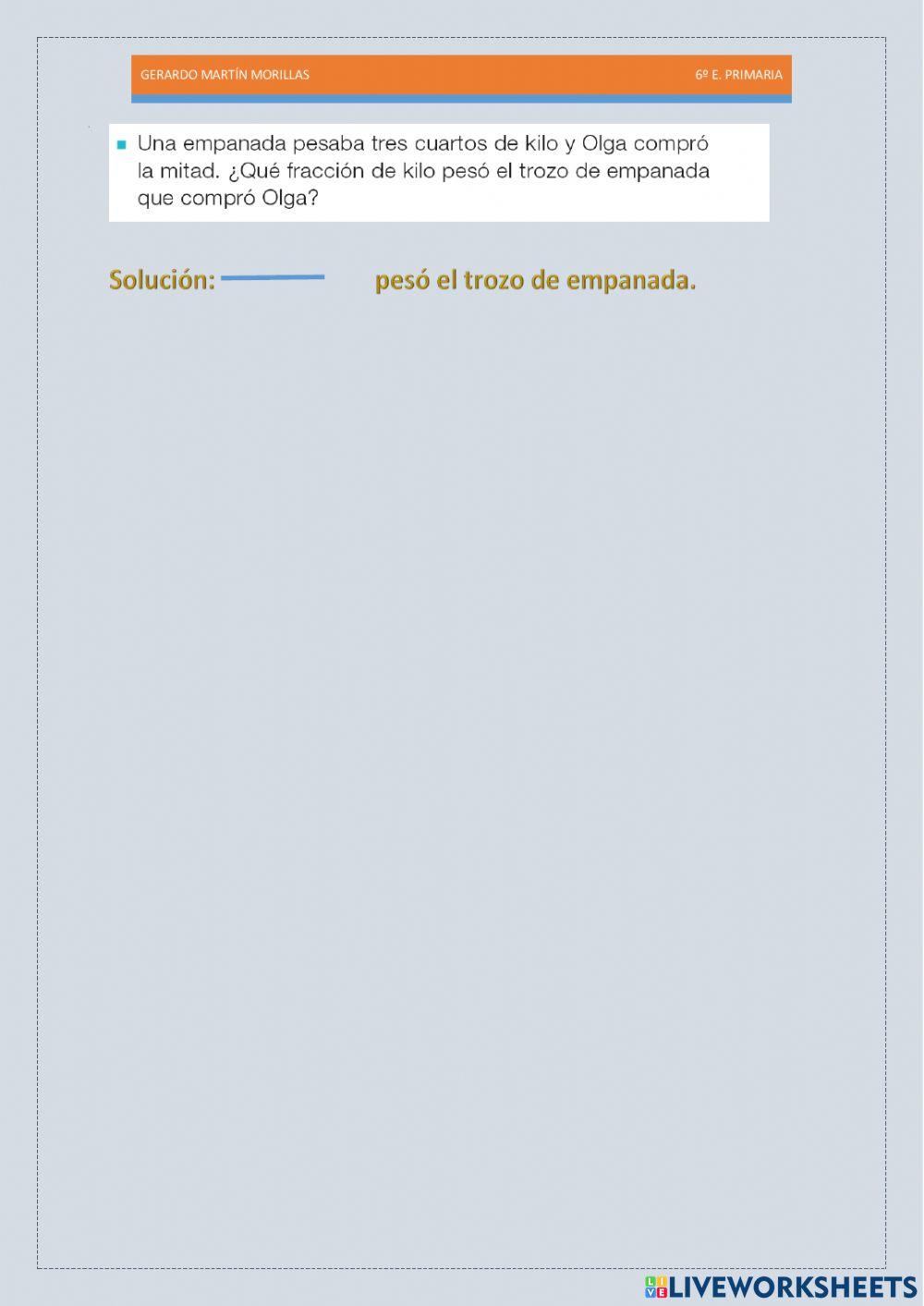 Cálculo y operaciones. Ficha 9.