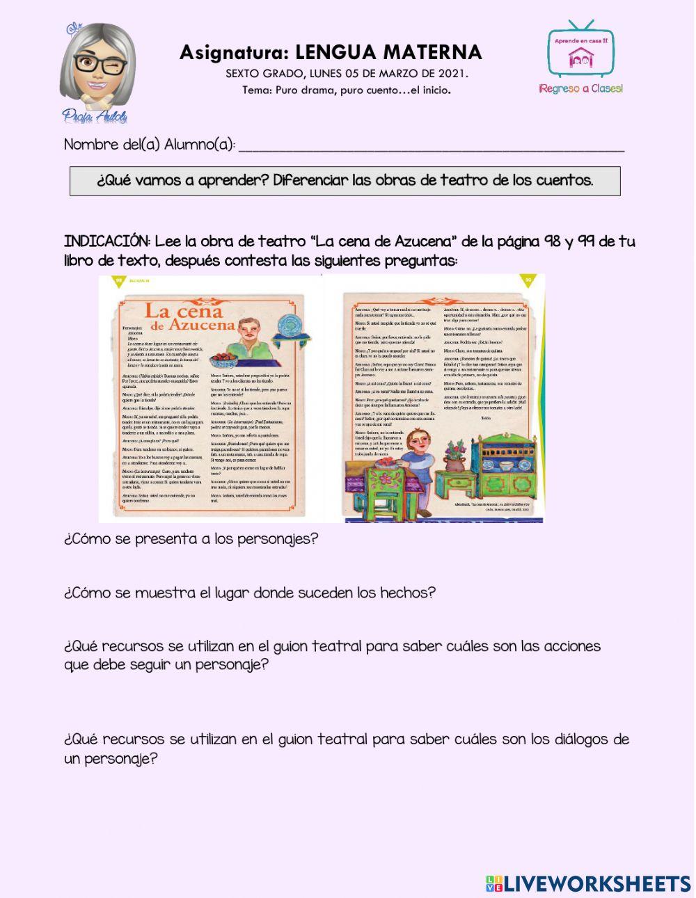 Puro drama, puro cuento.