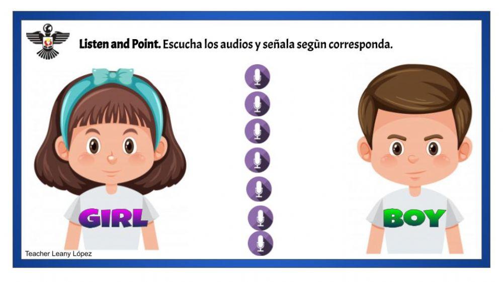 The Face Parts- Boy or Girl