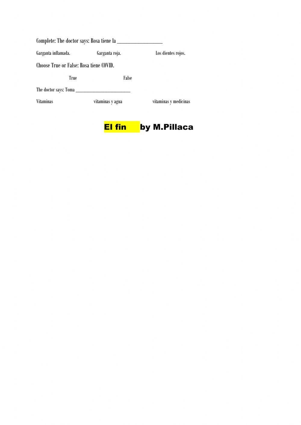 Las partes del cuerpo