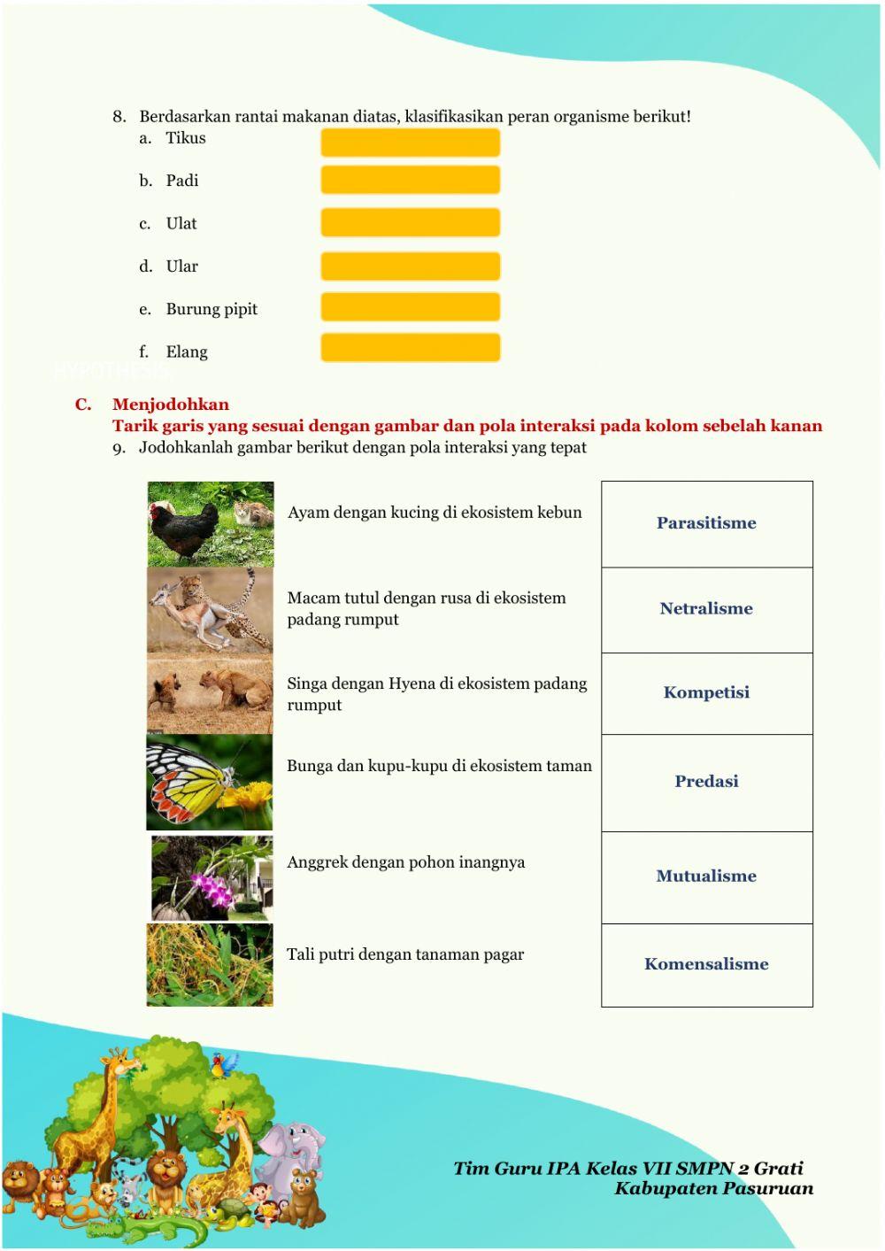 LK - Interaksi Makhluk Hidup
