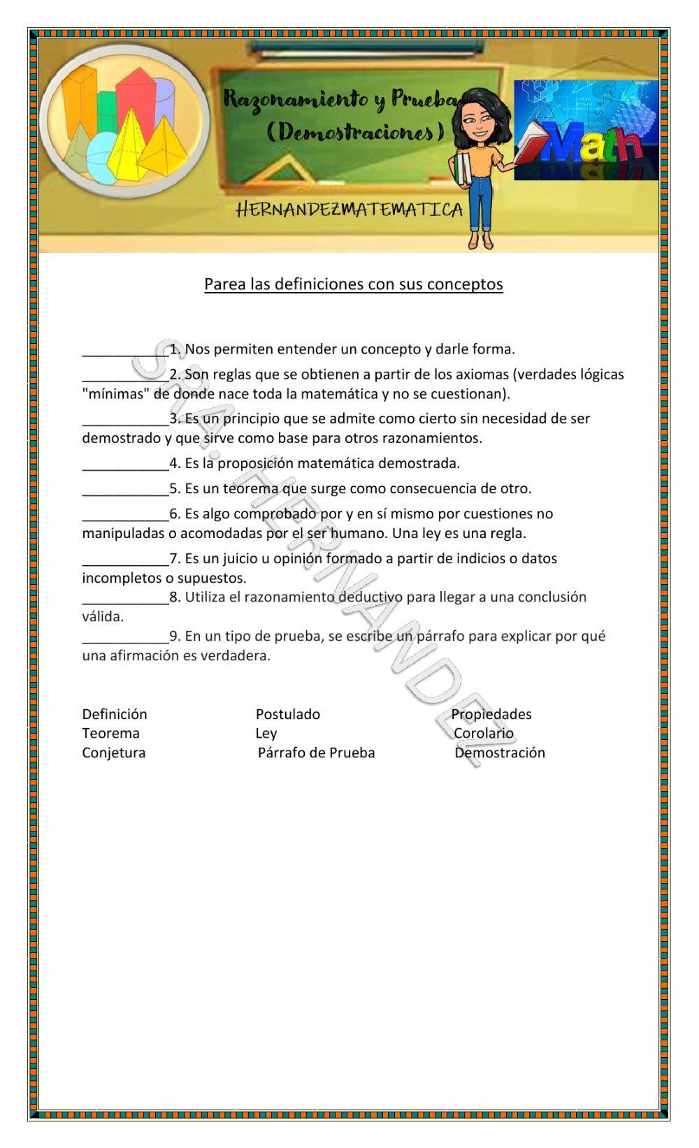 Razonamiento y Prueba (Demostaciones)