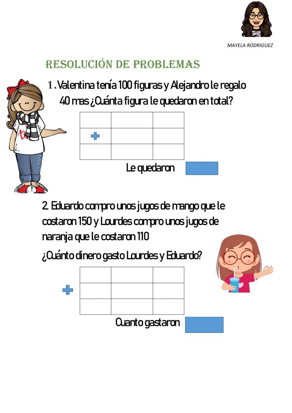 Problemas matemáticos Problemas matemáticos