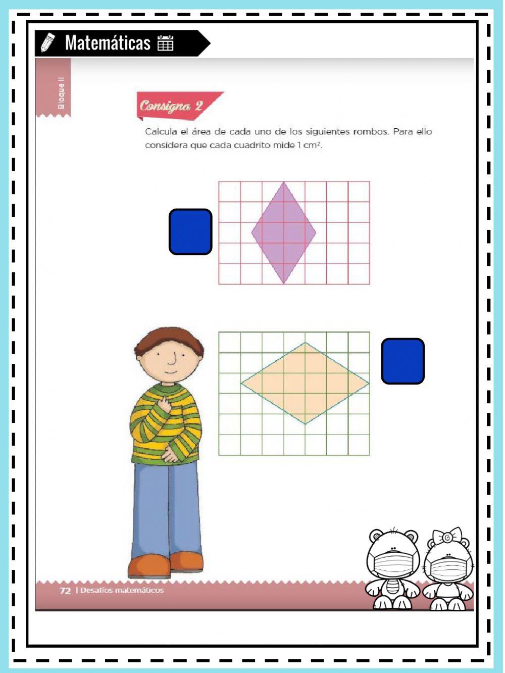 Área rombos y romboides
